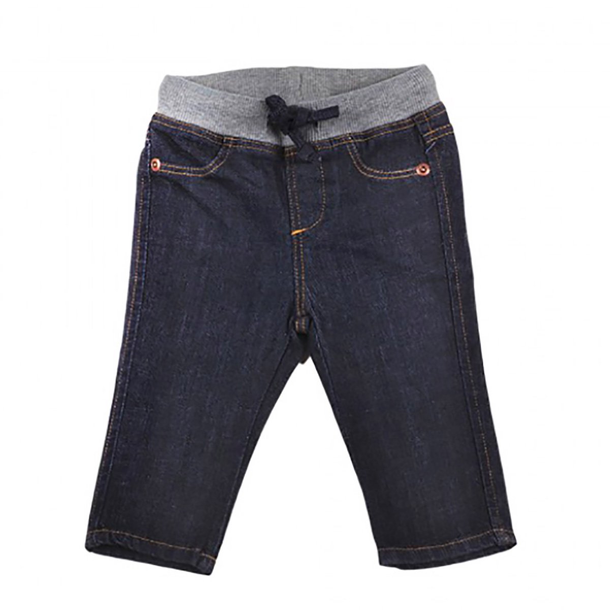 Donkerblauw baby spijkerbroekje van OrganicEra