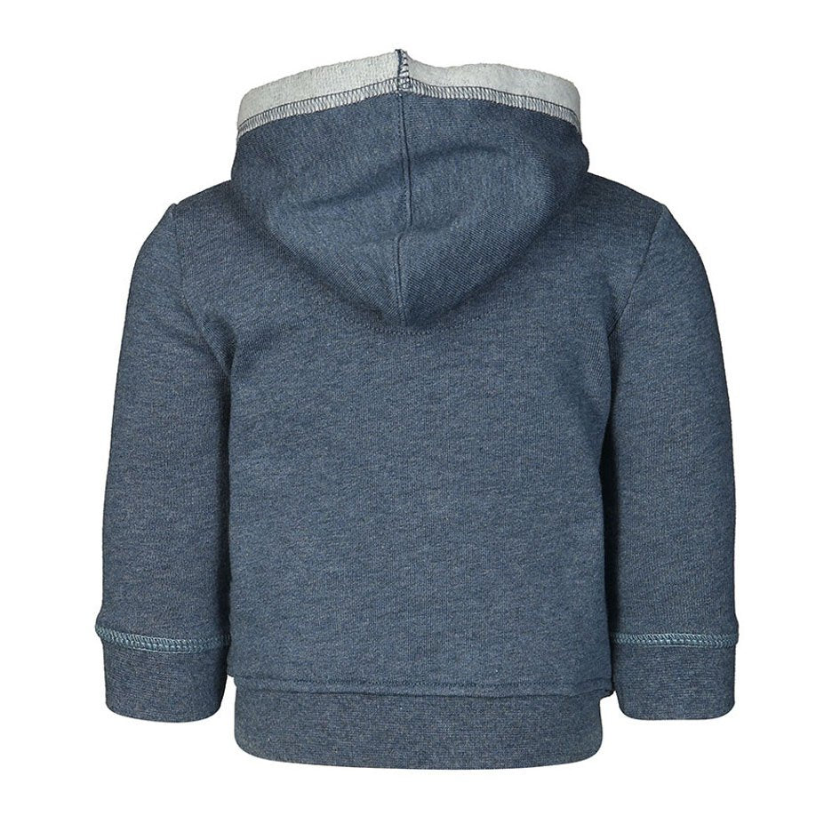 OrganicEra babyjasje met capuchon indigo