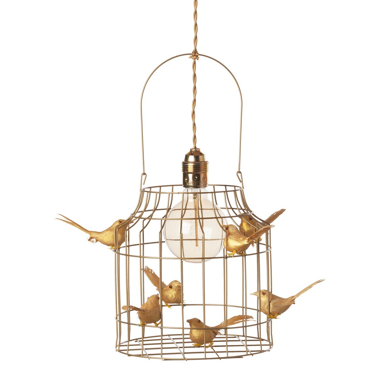 hanglamp vogels goud