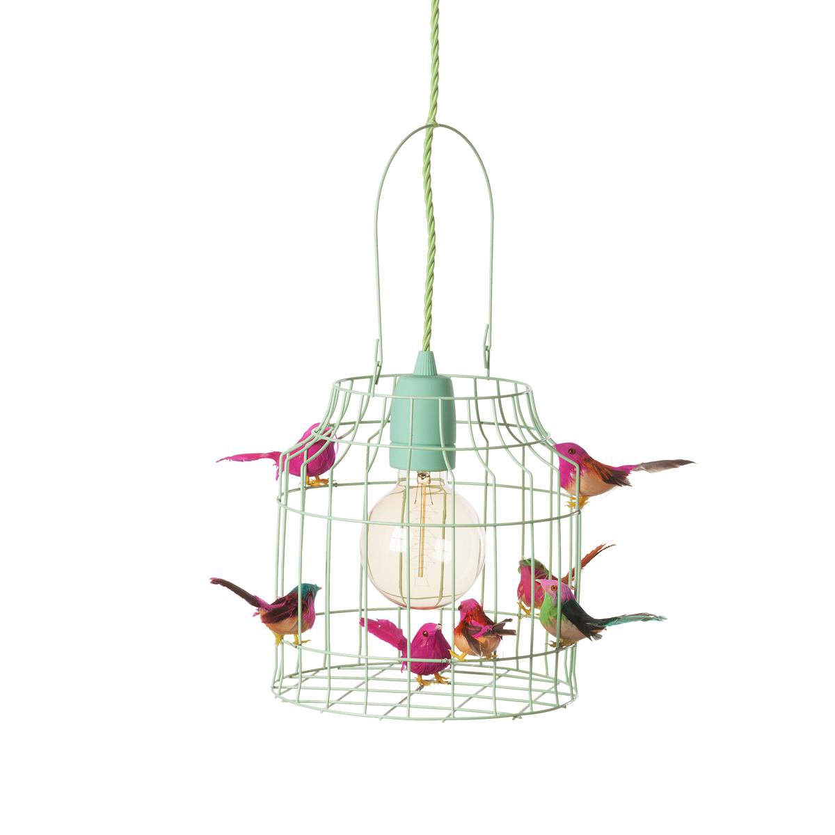 hanglamp vogels mint mixed