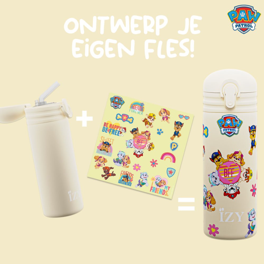 IZY Kids Thermos Drinkfles - Paw Patrol - Friends Furever - 350ML