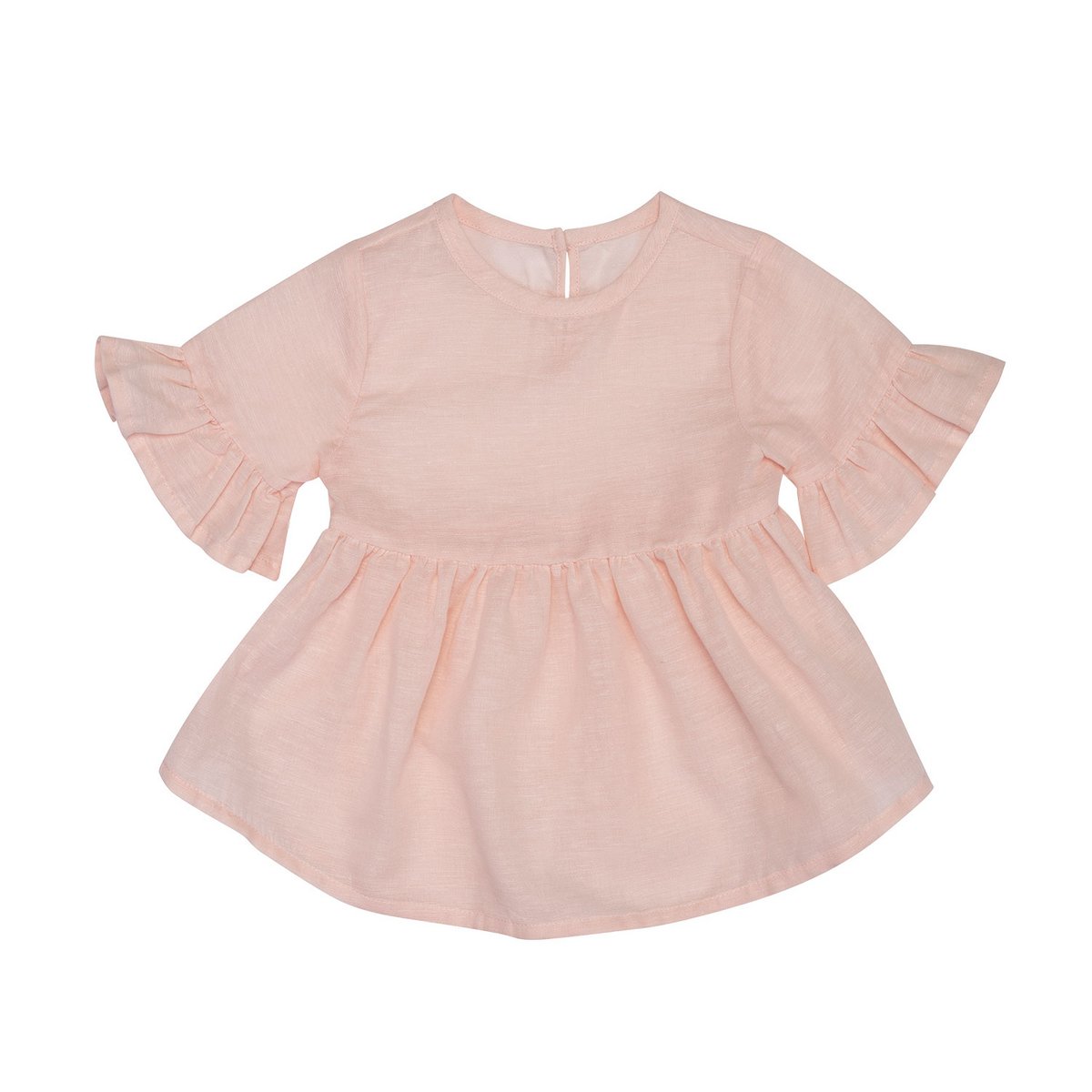 OrganicEra mousseline babyblouse, roze