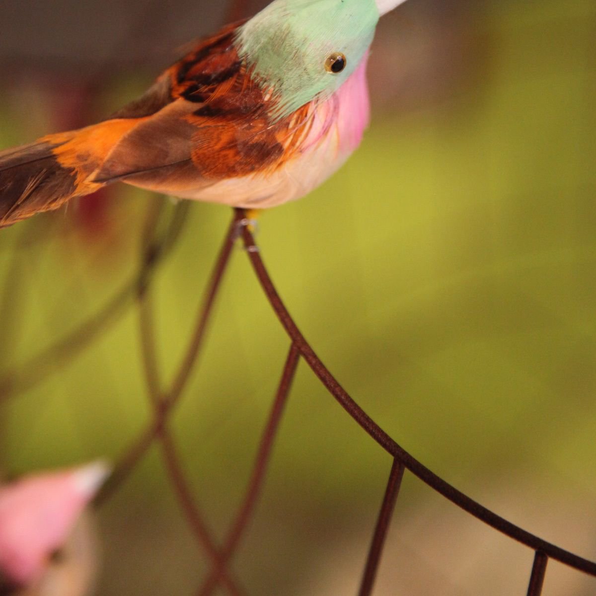 Dutch Dilight hanglamp vogeltjes roestkleur - groot