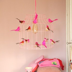 hanglamp vogeltjes roze Copy