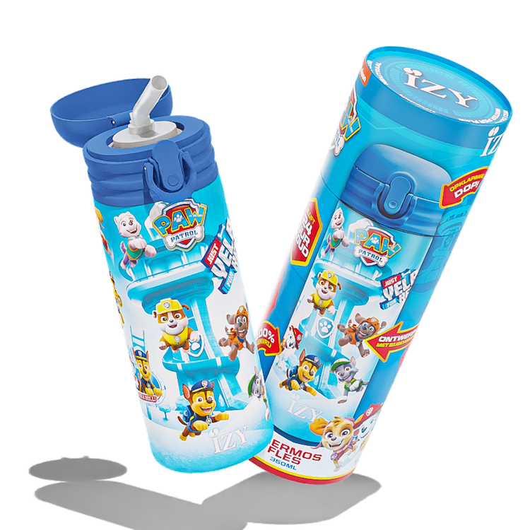 IZY Kids Thermos Drinkfles - Paw Patrol - Refresh Blue - 350ML